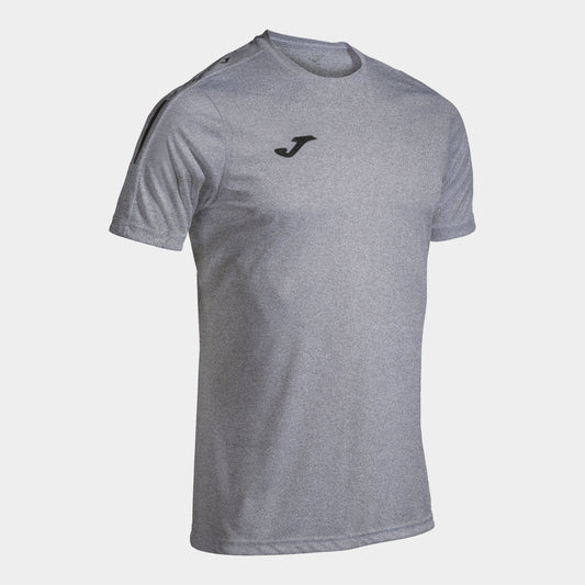 OLIMPIADA SHORT SLEEVE T-SHIRT MELANGE GREY BLACK