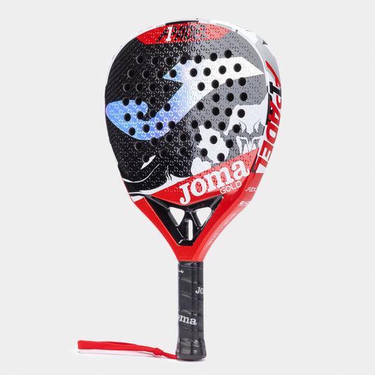 GOLD PRO PADDLE RACKET BLACK DARK GRAY