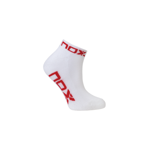 ANKLE LENGTH WHITE WITH RED LOGO WOMEN'S TECHNICAL SOCKS Pack of 6 pairs