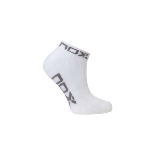 ANKLE LENGTH WHITE WITH GREY LOGO WOMEN'S TECHNICAL SOCKS Pack of 6 pairs