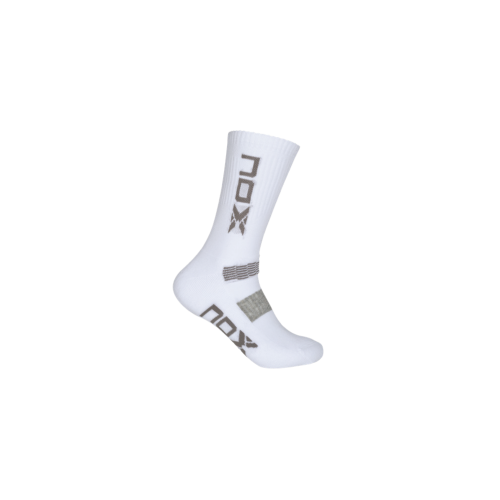 MID LENGTH WHITE WITH GREY LOGO MEN'S TECHNICAL SOCKS. 39-45 Pack of 6 pairs