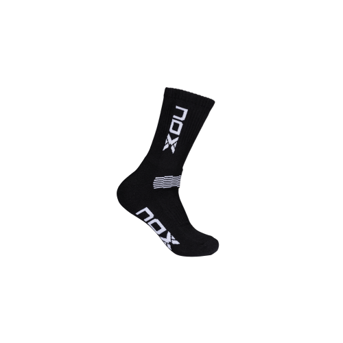 MID LENGTH BLACK WITH WHITE LOGO MEN'S TECHNICAL SOCKS. 39-45 Pack of 6 pairs