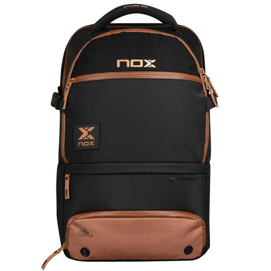 MOCHILA LUXURY OPEN SERIES BLACK / BROWN BACKPACK